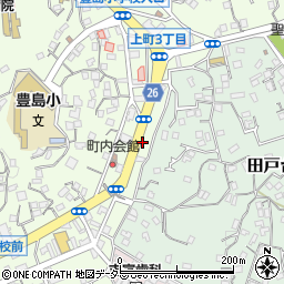 リパーク横須賀上町３丁目駐車場周辺の地図