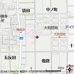 愛知県一宮市大和町南高井幾路28周辺の地図