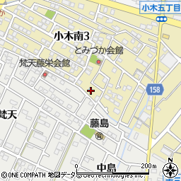 愛知県小牧市小木南3丁目462周辺の地図