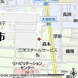 愛知県岩倉市川井町東ノンベ周辺の地図