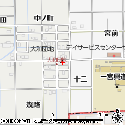 愛知県一宮市大和町南高井幾路90周辺の地図