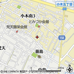愛知県小牧市小木南3丁目468周辺の地図