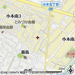 愛知県小牧市小木南3丁目488周辺の地図