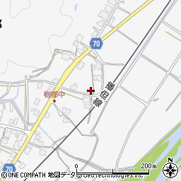 兵庫県朝来市物部1062周辺の地図