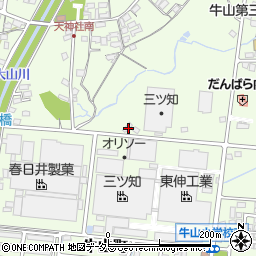 愛知県春日井市牛山町578-2周辺の地図