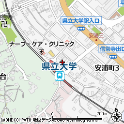 県大駅前治療院周辺の地図