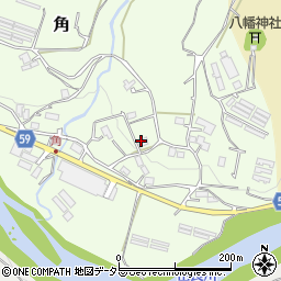 京都府船井郡京丹波町角前周辺の地図
