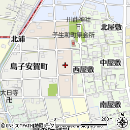 愛知県稲沢市子生和住吉町周辺の地図