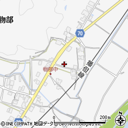 兵庫県朝来市物部1065周辺の地図