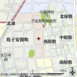 愛知県稲沢市子生和住吉町周辺の地図