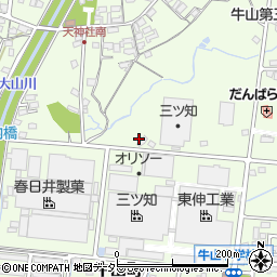 愛知県春日井市牛山町578周辺の地図