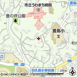 神奈川県横須賀市上町4丁目87周辺の地図