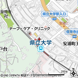 横須賀スポーツ接骨院周辺の地図