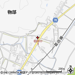 兵庫県朝来市物部1175周辺の地図