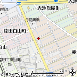愛知県稲沢市陸田高畑町43周辺の地図