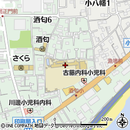 小田原市立酒匂小学校周辺の地図
