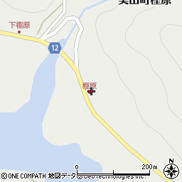 京都府南丹市美山町樫原東田周辺の地図