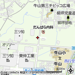 愛知県春日井市牛山町1247周辺の地図