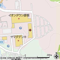 ダイソーイオンタウン彦根店周辺の地図