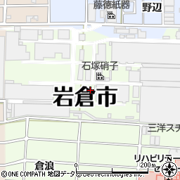 愛知県岩倉市川井町周辺の地図