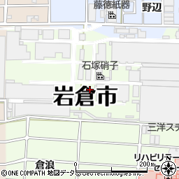 愛知県岩倉市川井町周辺の地図