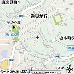 神奈川県横須賀市逸見が丘12-9周辺の地図