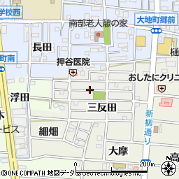 愛知県岩倉市南新町周辺の地図