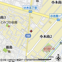 愛知県小牧市小木南周辺の地図