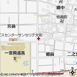 愛知県一宮市大和町於保郷中2343周辺の地図