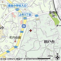 神奈川県横須賀市田戸台37周辺の地図