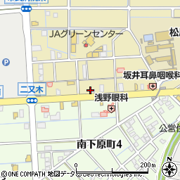 春日井　西山食堂周辺の地図