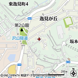 神奈川県横須賀市逸見が丘11-9周辺の地図