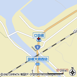 口田儀周辺の地図