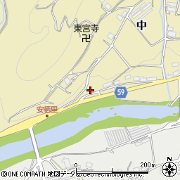 京都府船井郡京丹波町中ユヤノ谷周辺の地図