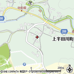 愛知県瀬戸市上半田川町221周辺の地図