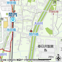 愛知県春日井市牛山町211周辺の地図