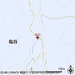 塩谷周辺の地図