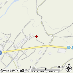 静岡県富士宮市山宮645周辺の地図