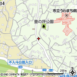 神奈川県横須賀市上町4丁目77-1周辺の地図