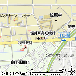 モスバーガー春日井市民病院前店周辺の地図