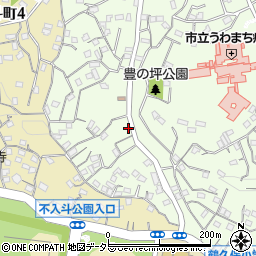 神奈川県横須賀市上町4丁目12周辺の地図