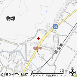 兵庫県朝来市物部1081周辺の地図