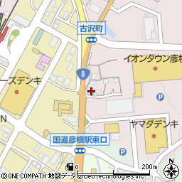 滋賀県彦根市古沢町224周辺の地図