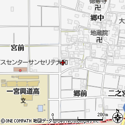 愛知県一宮市大和町於保郷中2344周辺の地図