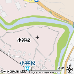 千葉県大多喜町（夷隅郡）小谷松周辺の地図