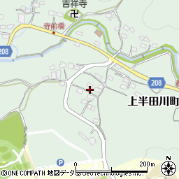 愛知県瀬戸市上半田川町216周辺の地図