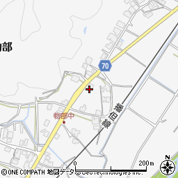 兵庫県朝来市物部1073周辺の地図