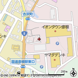 滋賀県彦根市古沢町229周辺の地図