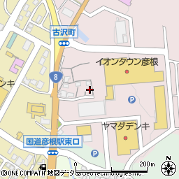 滋賀県彦根市古沢町229周辺の地図