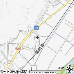 兵庫県朝来市物部1055周辺の地図